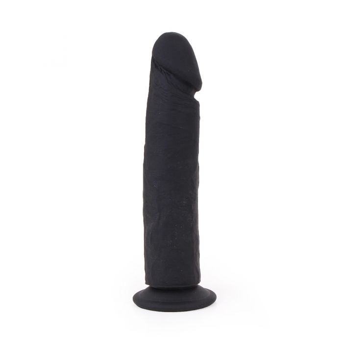 Kiotos Cox - Siliconen Dildo Met Zuignap 25 x 5 cm - Zwart-Erotiekvoordeel.nl