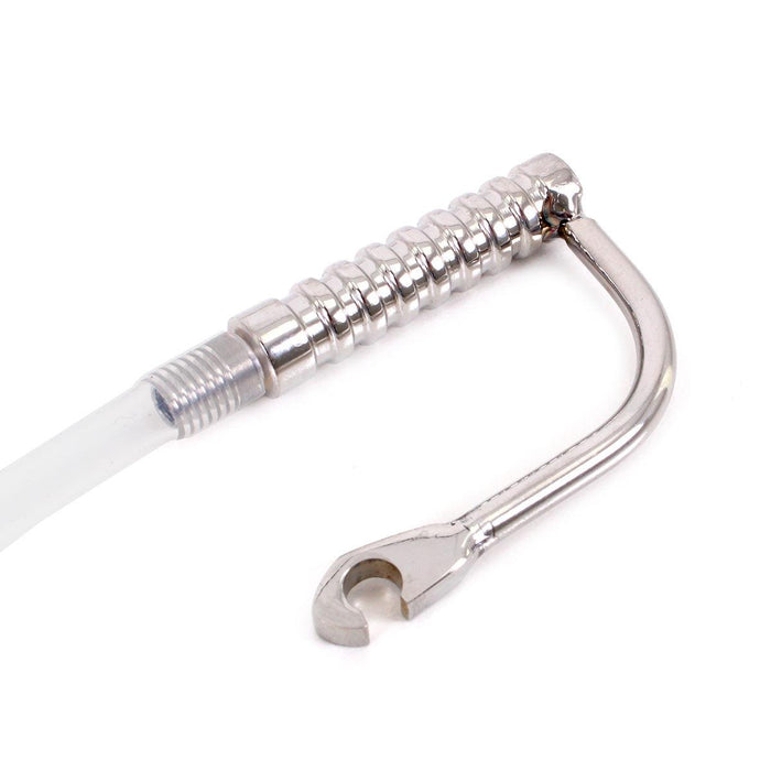 Kiotos - Geribbelde Urethral Catheter Plug - Dilator Met eikelring-Erotiekvoordeel.nl