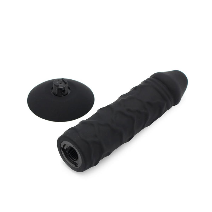 Kiotos - Grote Siliconen Dildo 18 x 4.5 cm Met Zuignap & geschikt Voor strap-ons - Zwart-Erotiekvoordeel.nl