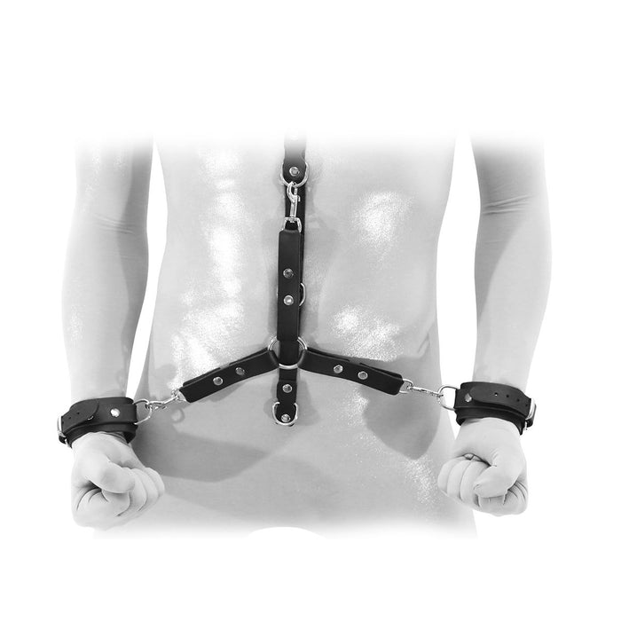 Kiotos Leather - Halsband Met diverse Bondage mogelijkheden-Erotiekvoordeel.nl