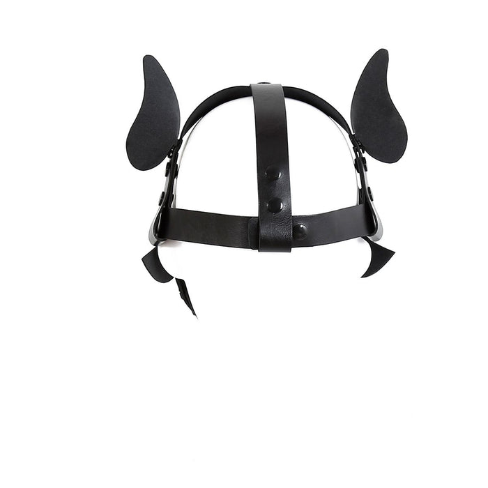 Kiotos Leather - Puppy Masker - Dog Hood - Kunstleer - Zwart-Erotiekvoordeel.nl