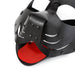 Kiotos Leather - Puppy Masker - Dog Hood - Kunstleer - Zwart-Erotiekvoordeel.nl