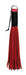 Kiotos Leather - Zachte Strokenzweep - Flogger - 50 strengen - Rood-Erotiekvoordeel.nl