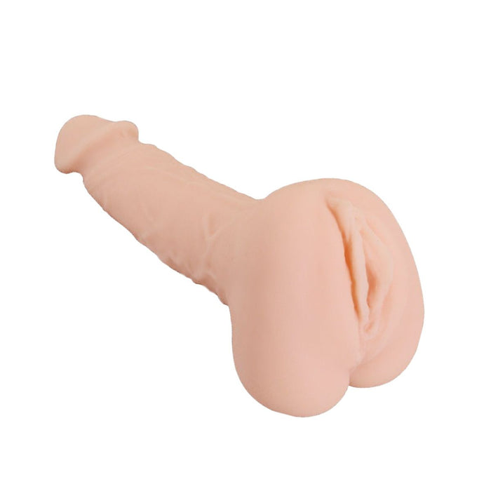 Kiotos - Masturbator & Dildo Pussy 2-in-1 - lichte huidskleur-Erotiekvoordeel.nl