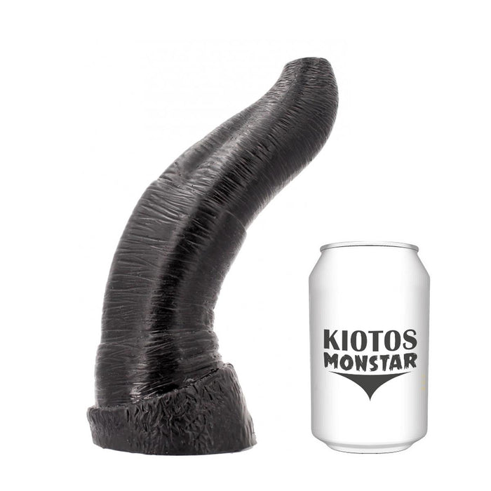 Kiotos Monstar - Alien Worm - Dildo - 25 x 6,5 cm - Zwart-Erotiekvoordeel.nl