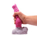 Kiotos Monstar - Anaal Dildo Beast 42 - 25.5 x 4.8 cm - Wit/Rood/Grijs-Erotiekvoordeel.nl