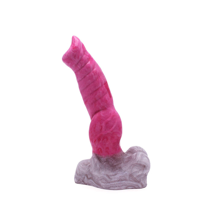 Kiotos Monstar - Anaal Dildo Beast 42 - 25.5 x 4.8 cm - Wit/Rood/Grijs-Erotiekvoordeel.nl