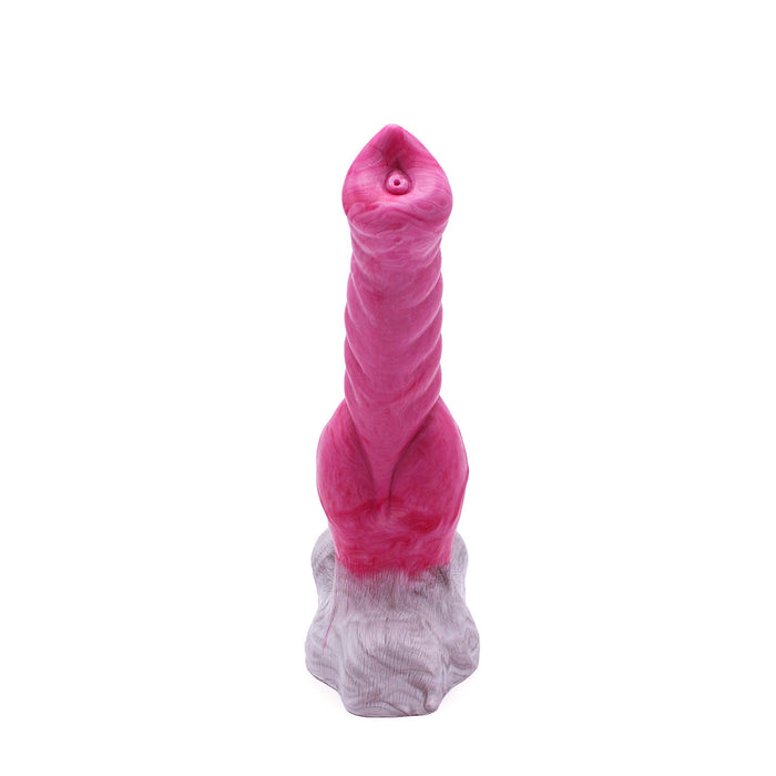 Kiotos Monstar - Anaal Dildo Beast 42 - 25.5 x 4.8 cm - Wit/Rood/Grijs-Erotiekvoordeel.nl