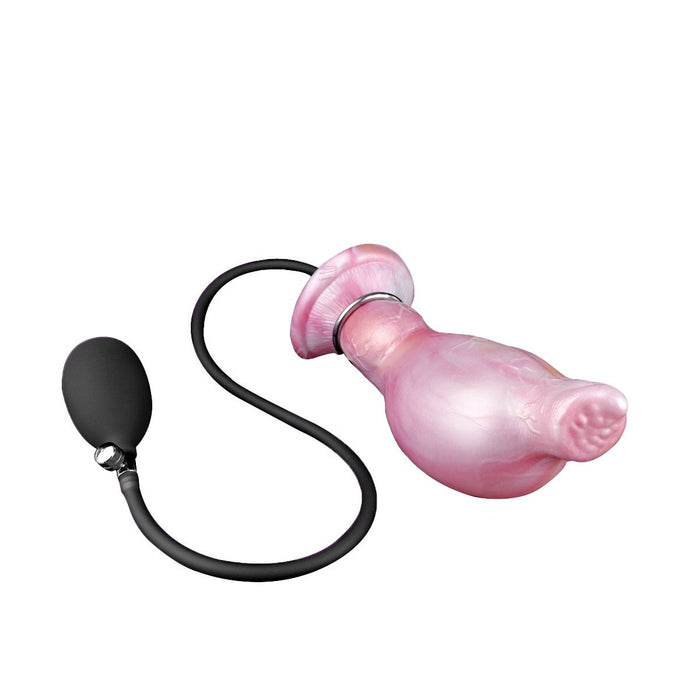 Kiotos Monstar - Breezefury - Opblaasbare Dildo - Roze/Wit-Erotiekvoordeel.nl