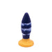 Kiotos Monstar - Buttplug - Anaal Dildo Beast 39 - 17.5 x 5.5 cm - Blauw/Goud/Wit-Erotiekvoordeel.nl