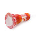 Kiotos Monstar - Dildo Beast 1 - 20.5 x 5.5 cm - Tie Dye Oranje/Wit/Rood-Erotiekvoordeel.nl