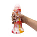 Kiotos Monstar - Dildo Beast 1 - 20.5 x 5.5 cm - Tie Dye Oranje/Wit/Rood-Erotiekvoordeel.nl