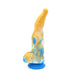 Kiotos Monstar - Dildo Beast 17 - Goud/Blauw/Wit-Erotiekvoordeel.nl