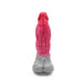 Kiotos Monstar - Dildo Beast 23 - 23,5 x 6,5 cm - Roze/Grijs/Wit-Erotiekvoordeel.nl