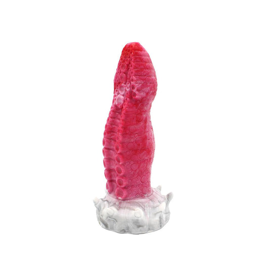 Kiotos Monstar - Dildo Beast 24 - 21 x 6 cm - Roze/Grijs/Wit-Erotiekvoordeel.nl