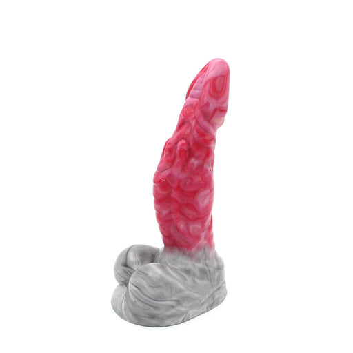 Kiotos Monstar - Dildo Beast 25 - 22 x 6 cm - Roze/Grijs/Wit-Erotiekvoordeel.nl