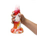 Kiotos Monstar - Dildo Beast 8 - 20.5 x 6.5 cm - Tie Dye Oranje/Wit/Rood-Erotiekvoordeel.nl