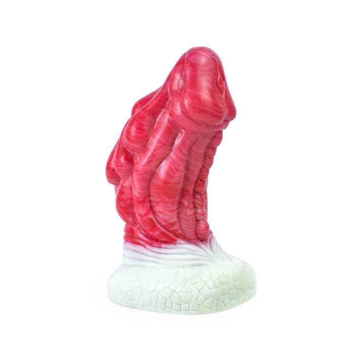 Kiotos Monstar Dildo Beast Nr. 78 Caraxes - Roze/Wit/Grijs-Erotiekvoordeel.nl