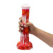 Kiotos Monstar - Dildo Beast Paardenlul - 27 x 5.5 cm - Oranje/Wit/Rood-Erotiekvoordeel.nl