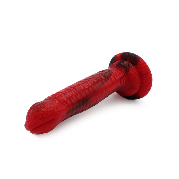 Kiotos Monstar - Dildo Beast Snake 13 - 23.5 x 5 cm - Rood-Erotiekvoordeel.nl