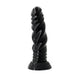 Kiotos Monstar - Hydra - Geribbelde Dildo - 21 x 4.8 cm - Zwart-Erotiekvoordeel.nl