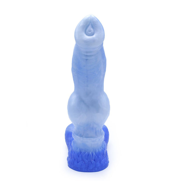 Kiotos Monstar - XXL Dildo Beast No. 57 Michel The Mastiff - Blauw/Wit-Erotiekvoordeel.nl