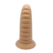 Kiotos - Ribbed Penis XL Shinny Flesh Suction Dildo - Amazing Shinny Gold/Flesh Silicone - 8 cm diameter x 30 cm lang-Erotiekvoordeel.nl