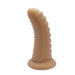 Kiotos - Ribbed Penis XL Shinny Flesh Suction Dildo - Amazing Shinny Gold/Flesh Silicone - 8 cm diameter x 30 cm lang-Erotiekvoordeel.nl