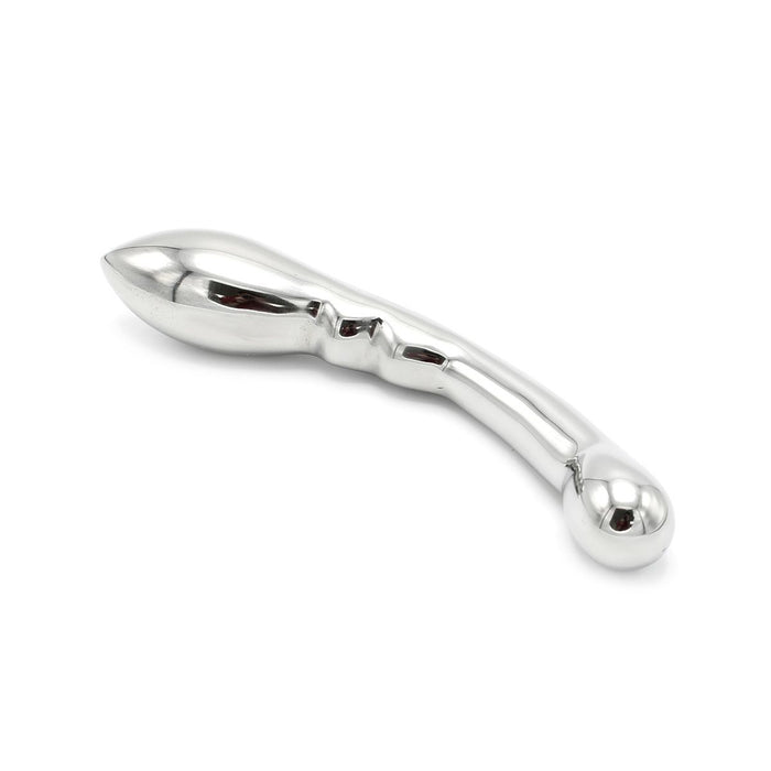 Kiotos Steel - Curve Steel Dildo Smooth - Gladde Dildo met Verdikkingen - RVS-Erotiekvoordeel.nl