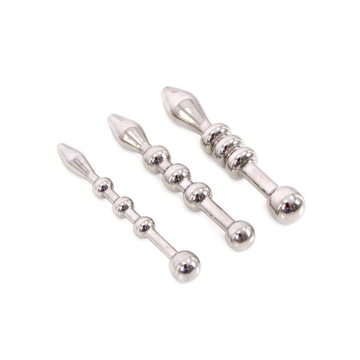 Kiotos - Penis Plug - Urethral Trainer Kit 3 Solid Beads - Penis plugs-Erotiekvoordeel.nl