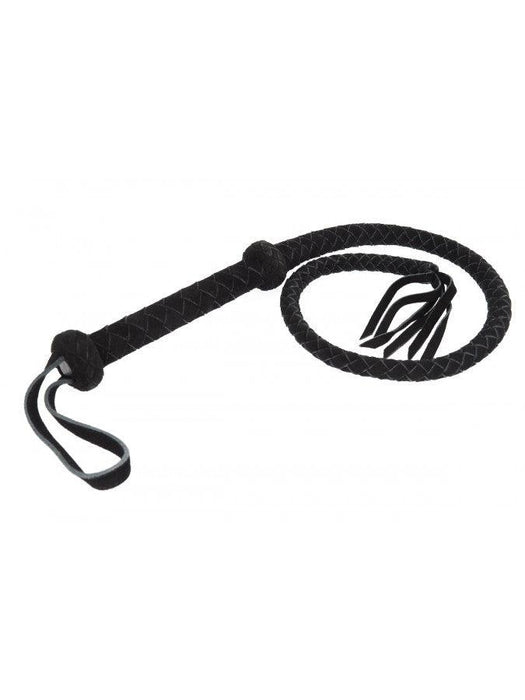 Rimba - Korte suède Bullwhip - Zwart-Erotiekvoordeel.nl