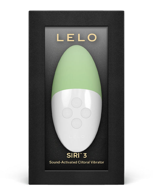 LELO - Siri 3 - Pulse Play Vibrator - Reageert op Geluid en Muziek - Lichtgroen-Erotiekvoordeel.nl