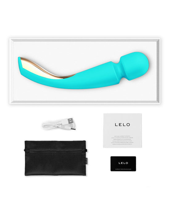 LELO - Smart Wand Medium - Vibrator - Turquoise-Erotiekvoordeel.nl