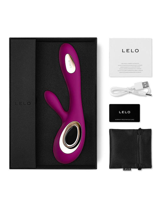 LELO - Soraya Wave rabbit Vibrator - Diep Roze-Erotiekvoordeel.nl