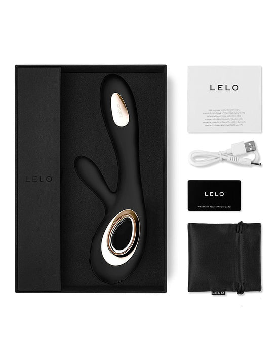 LELO - Soraya Wave rabbit Vibrator - Zwart-Erotiekvoordeel.nl