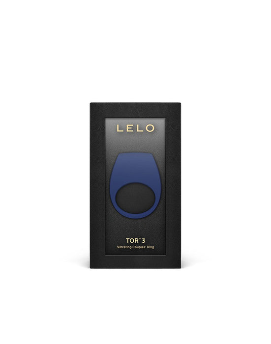 LELO - Tor 3 Vibrerende Cockring Voor Koppels met App Control - Blauw-Erotiekvoordeel.nl