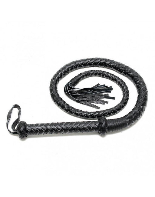 Rimba - Lange Bullwhip 200 cm - Zwart-Erotiekvoordeel.nl