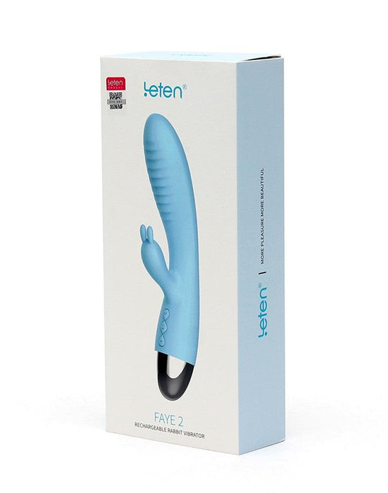 Leten - Faye 2 - Tarzan Vibrator - Lichtblauw-Erotiekvoordeel.nl