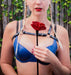 Liebe Seele - Flower Rhythm - Riding Crop - Paardrijzweepje Leer - Met Rode Roos-Erotiekvoordeel.nl