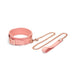 Liebe Seele - Pink Dream Leren Collar Met Leiband - Roze-Erotiekvoordeel.nl