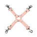 Liebe Seele - Pink Organosilicone Hogtie - vegan friendly - Roze-Erotiekvoordeel.nl