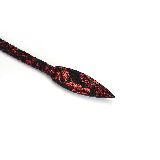 Liebe Seele - Victorian Garden - Bull Whip - Single Tail Zweep - Vegan Friendly - Rood/Zwart-Erotiekvoordeel.nl