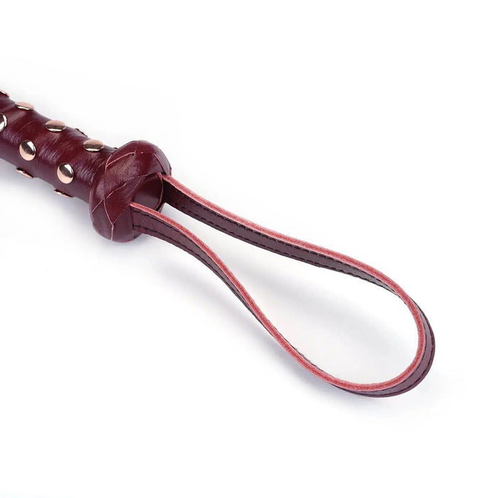 Liebe Seele - Wine Red - Luxe lederen Flogger - exclusief En handgemaakt In Japan-Erotiekvoordeel.nl