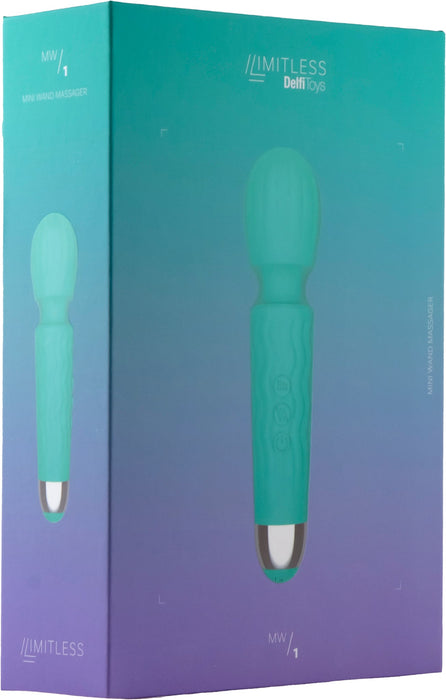 Limitless - MW1 - Mini Wand Massager - Turquoise-Erotiekvoordeel.nl