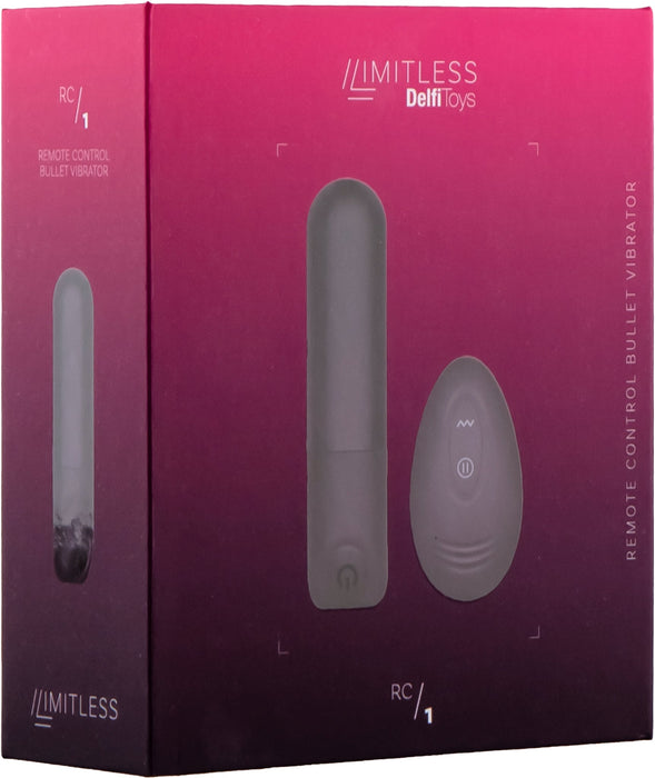 Limitless - RC1 - Bullet Vibrator met Afstandsbediening - Zwart-Erotiekvoordeel.nl