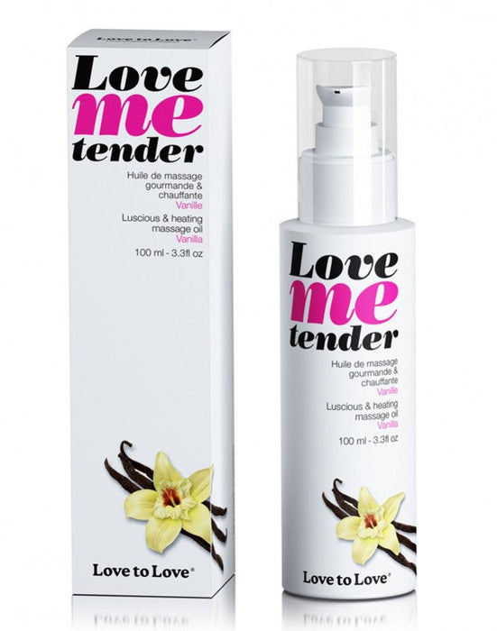 Love me Tender - Verwarmende Massageolie - Vanille-Erotiekvoordeel.nl