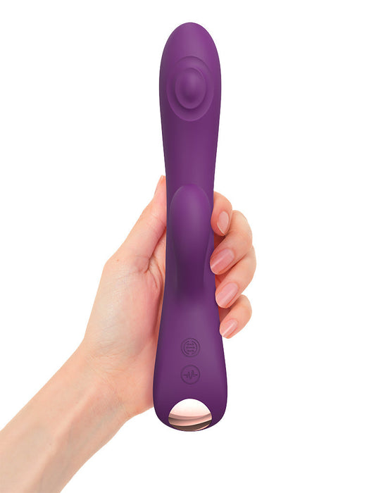 Love to Love - Bunny & Clyde - Rabbit Vibrator Met Tapping Functie - Paars-Erotiekvoordeel.nl