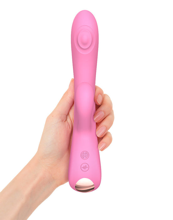 Love to Love - Bunny & Clyde - Rabbit Vibrator Met Tapping Functie - Roze-Erotiekvoordeel.nl