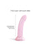 Love to Love - Dildo - Dildoll Starlight - Buigbaar - Siliconen - Met Gouden Glitterende Sterren - Roze-Erotiekvoordeel.nl