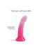 Love to Love - Dildo - Dildoll Sunrise - Buigbaar - Siliconen - Met Glitters - Roze-Erotiekvoordeel.nl